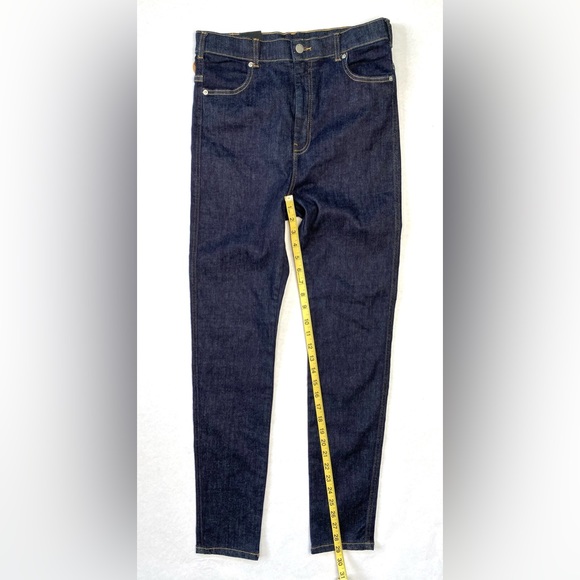 Dr. Denim Women's Moxy Pyke Blue Raw Super Skinny Sky High Jeans Size XL NWT - Picture 13 of 13